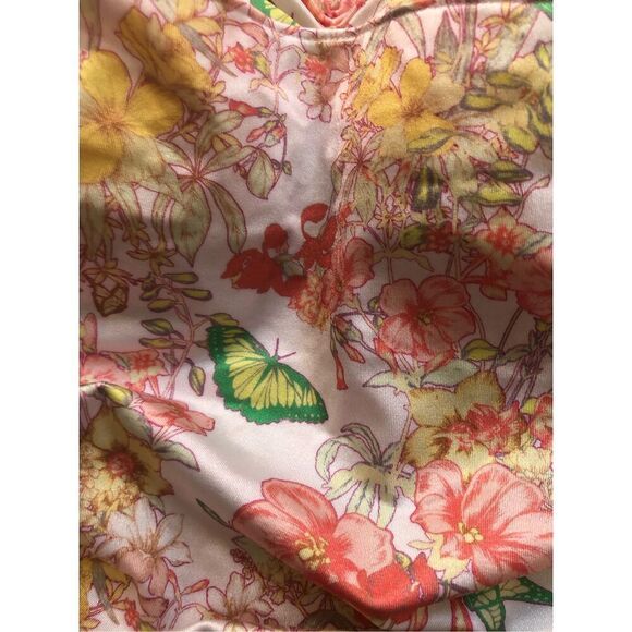 Victoria's Secret floral bandana bikini top swimsuit womens size M - Picture 6 of 9